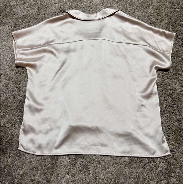 Satin Gold Blouse Rachel Zoe - Image 2