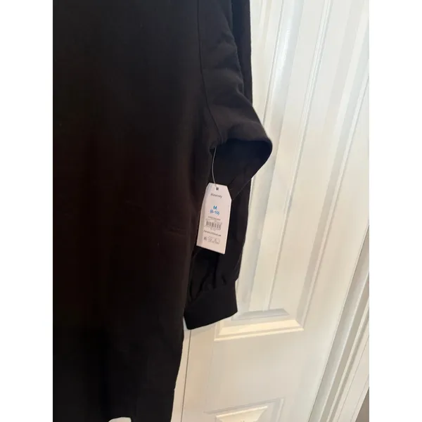 Time And Tru Black‎ Sweatshirt Dress Maternity Size Medium - Image 3