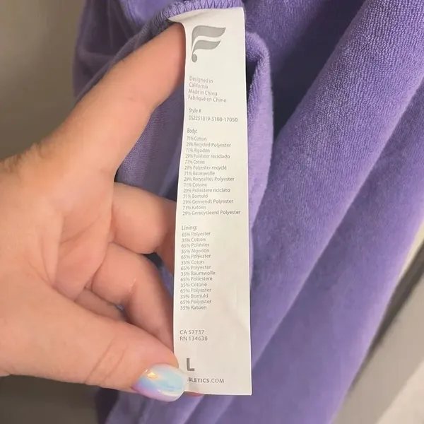 ✨Fabletics Island Terry Halter Sz Large Dress✨ - Image 7