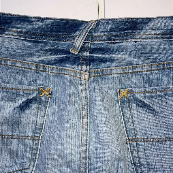 Polo Ralph Lauren Denim Blue Women's mini Skirt size 14 - Image 5