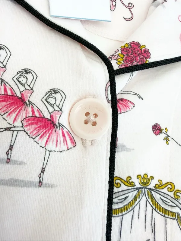 BedHead Swan Lake Short Sleeve Classic Stretch Jersey Cropped Pajama Set Ballet - Image 16