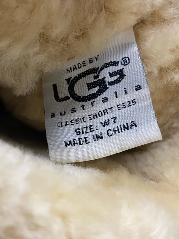Ugg Australia Women's Classic Short Light Tan Winter Boots Pull On Size 7 - Image 8