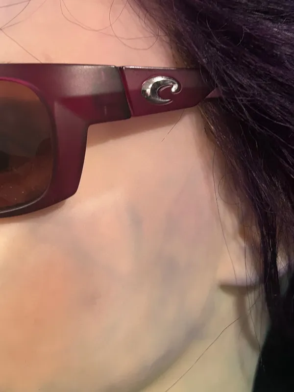 Costa Women's Burgundy Frame Sunglasses with Tinted Lenses - Image 2