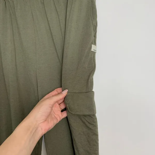 Vuori Boyfriend Cargo Jogger Pants Athletic Green Womens XL - Image 9