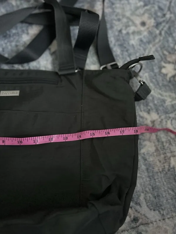 Baggallini Essential Tote Bag Grey NWOT - Long Strap Option - Image 8