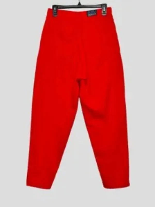 Vintage Red Barrel Jeans | 90s High Waisted Cotton Denim Pants (Size 10) - Image 2