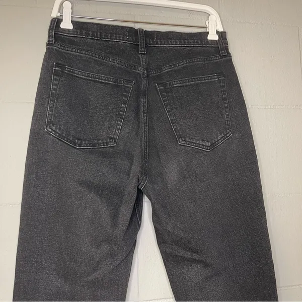 Abercrombie & Fitch The Ankle Straight Ultra High Rise in Black Size 30/10R - Image 7