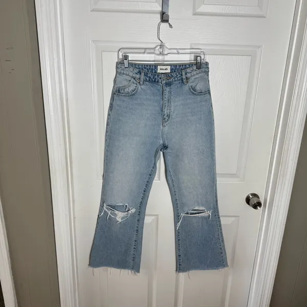 Rolla’s Eastcoast‎ Crop High Rise Kick Flare Jeans Size 29 - Image 9