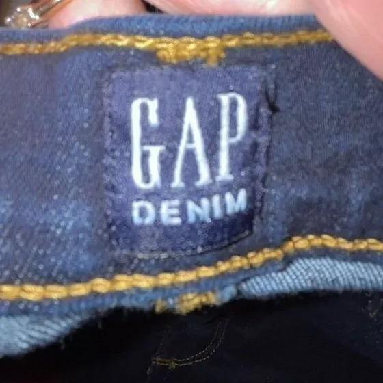 GAP True‎ Skinny Dark Indigo Wash Mid Rise Stretch Denim Jeans Womens Size 6 R - Image 3
