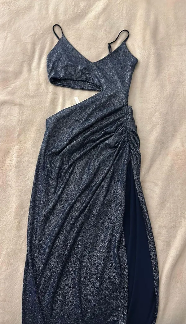 Lucy in the Sky Cutout Maxi Dress in Blue Sapphire - Image 6