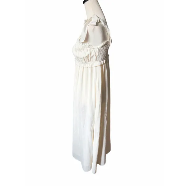 HEYSON White Dress Long Small - Image 2