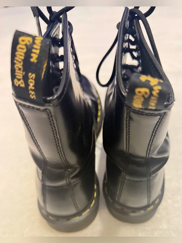 Dr. Martens 1460 Women's Black Lace-Up Combat Boots - Image 7