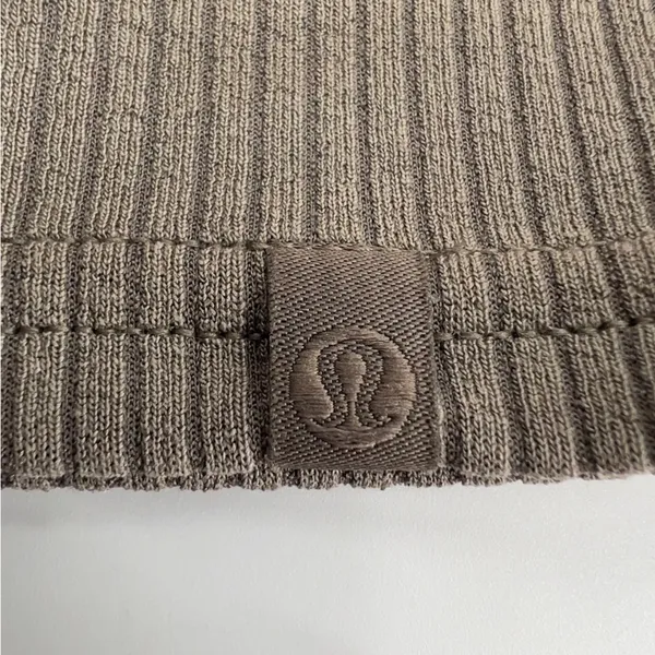 Lululemon Ribbed Softstreme Slim-Fit Tank Dress nomad sz 4‎ - Image 8