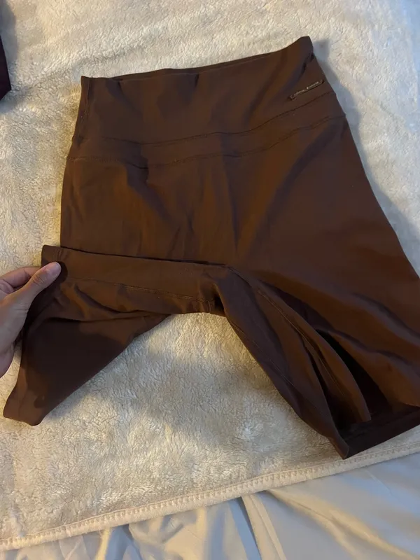 Brown biker shorts - Image 2