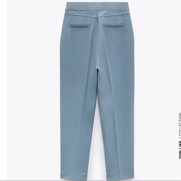 Zara HIGH WAISTED‎ STRAIGHT CUT PANTS - Image 4