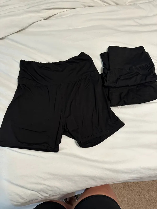 Black Bike Shorts Size L - Image 4