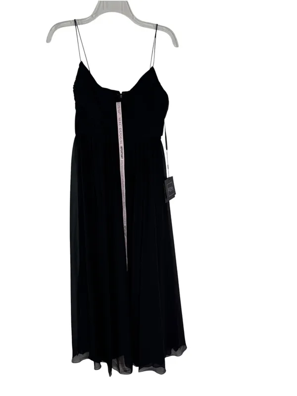 NWT Mac Duggal Ieena 70099 Faux Wrap Black Formal Dress Size XS - Image 5