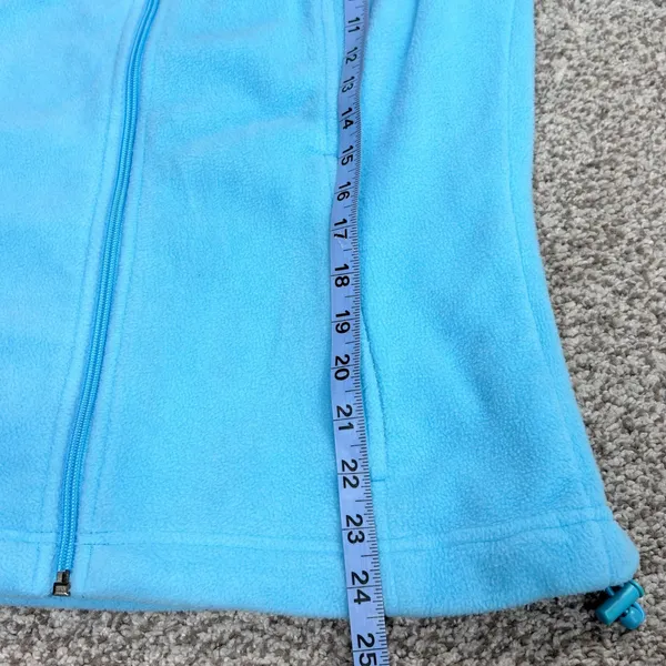 Columbia Fleece Jacket‎ Full Zip Aqua Blue Womens Size S Winter Outerwear Warm - Image 12