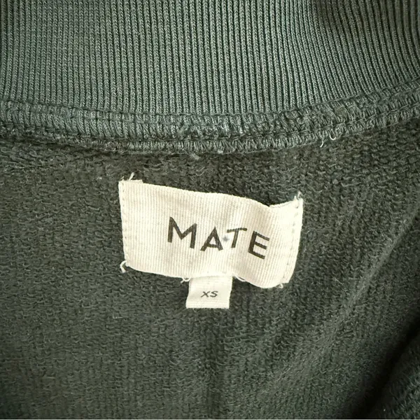 MATE the Label Womens Half Zip Cropped Sweater XS - Image 6