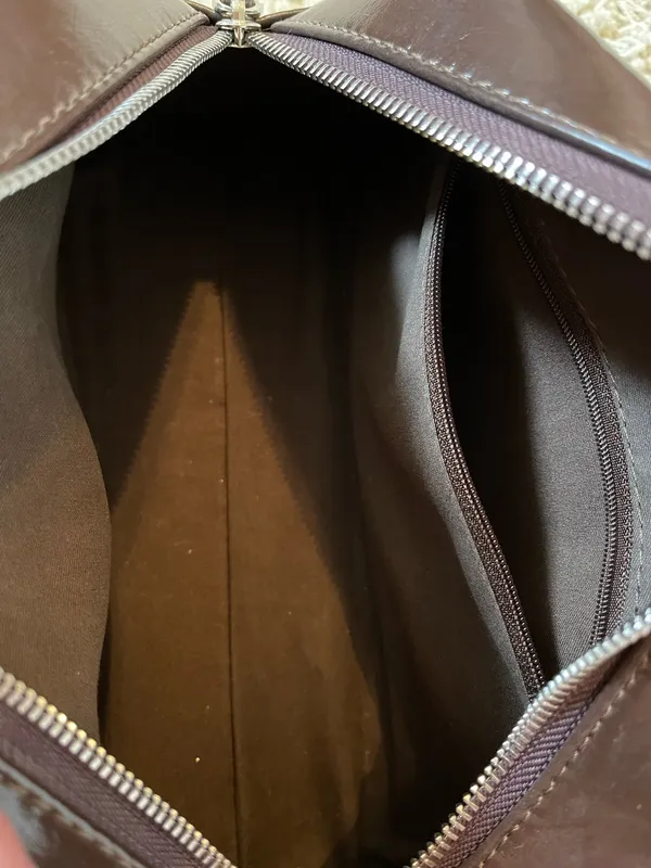 Brown Faux Leather Purse - Image 3