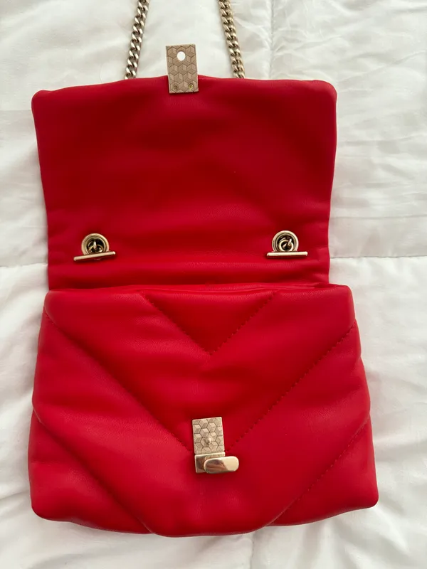 ZARA Red Chain Purse - Image 6