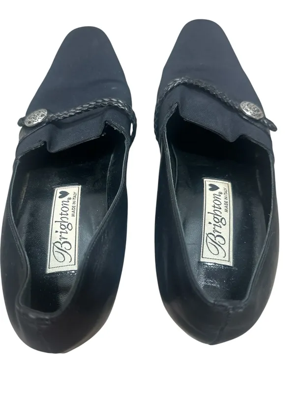 Brighton Quincy Vintage Black Women's Low Heel Slip-On Pumps - Image 6