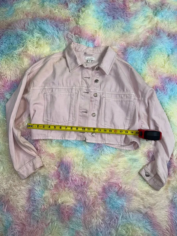 Pink Topshop Jean Jacket  - Image 6