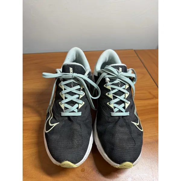 Nike Womens Quest 3 Running Shoes Sneakers Size 7.5 CD0232-005 Black White Blue - Image 3