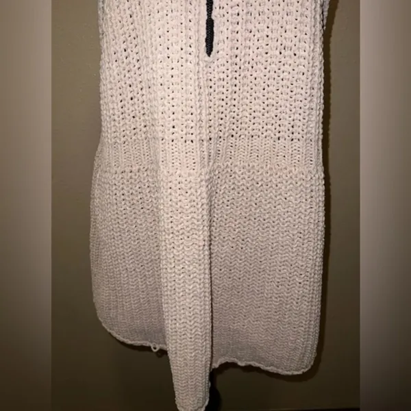 POL Chenille Chunky Knit Tunic Sleeveless Sweater Tank‎ Top small - Image 7