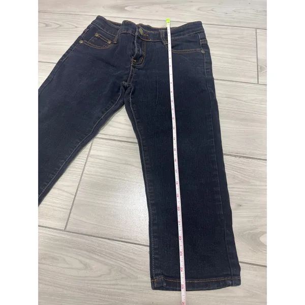 Levi Streusz & Co Lot 902 Dark Wash Denim Capri Jeans Cropped Pants Size 27 - Image 4