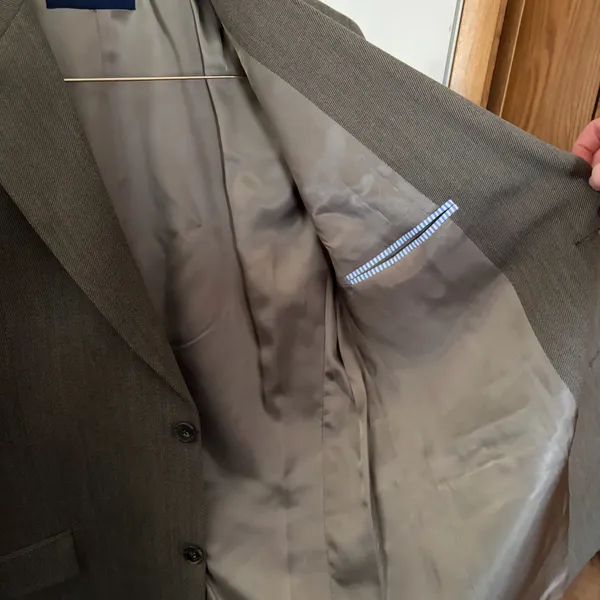 NWOT Tommy Hilfiger Topue skarkskin Worsted Wool blazer sport coat suit Sz 40 R - Image 10