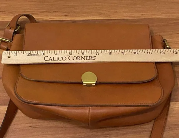 Madewell L4913 Brown Leather The Abroad Shoulder Bag - Image 9
