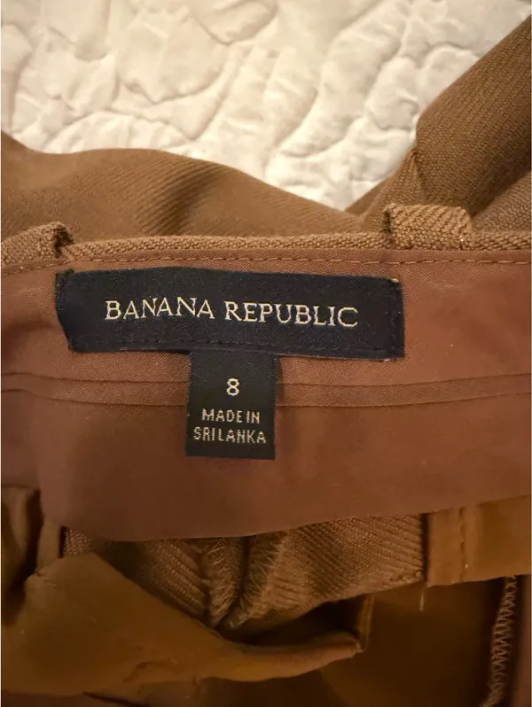 Banana Republic Brown Tailored Trousers - Image 3
