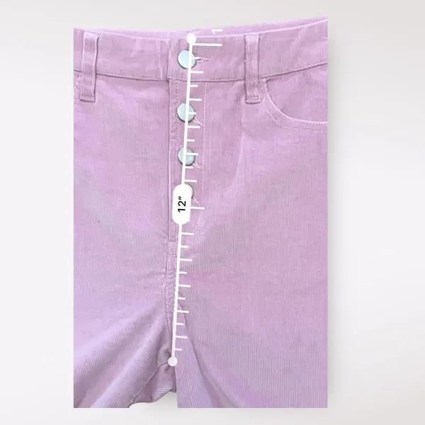 Tyler Boe NWOT Wide Leg Pink Corduroy Pants Women’s Size‎ 6 - Image 5