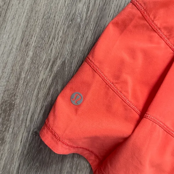 lululemon Orange Performance Skort Size 6 Women’s Tiered Athletic Skirt - Image 4