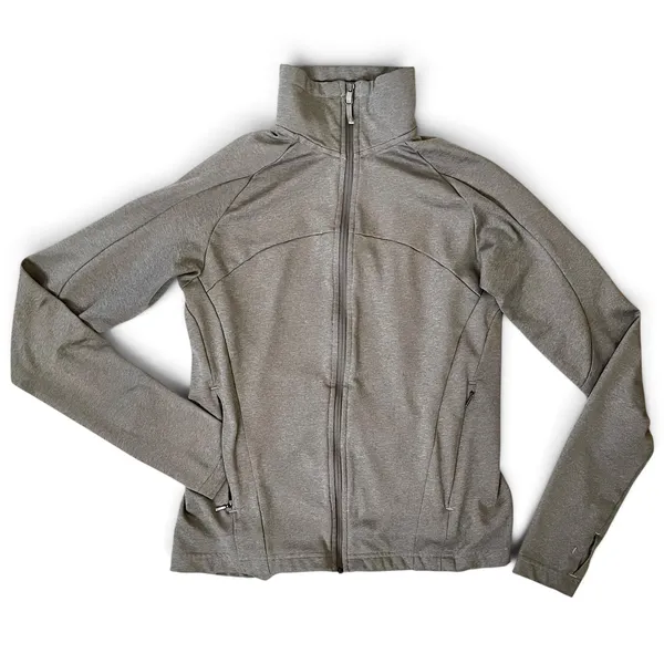Arc'teryx Ellison Gray Softshell Fleece Full Zip Women's Jacket Size S - Image 10