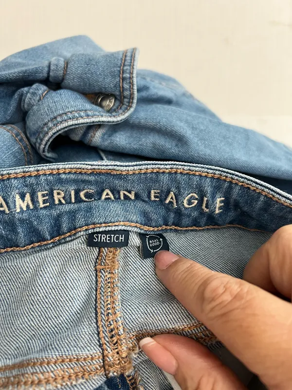 American Eagle Stretch Wide Leg Jeans  - Image 4