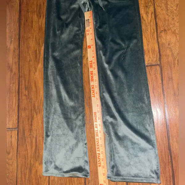 Aerie velour Green Lounge Pants bootcut pants woman’s size small - Image 5