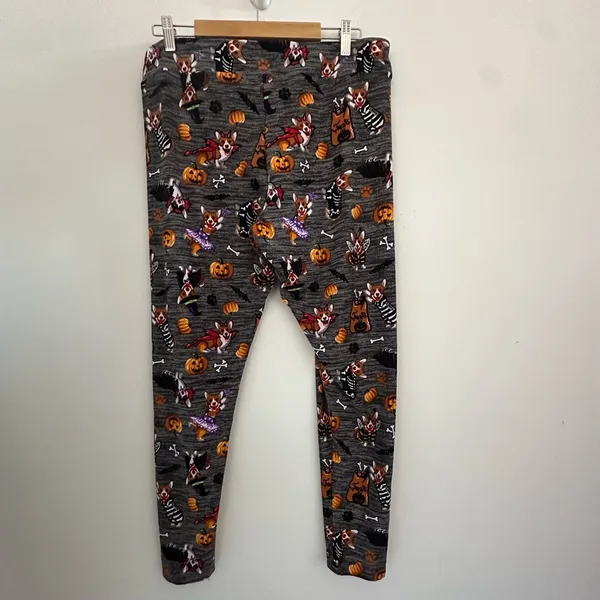 Time And Tru Halloween Corgi High Waist Leggings Size XL - Image 2