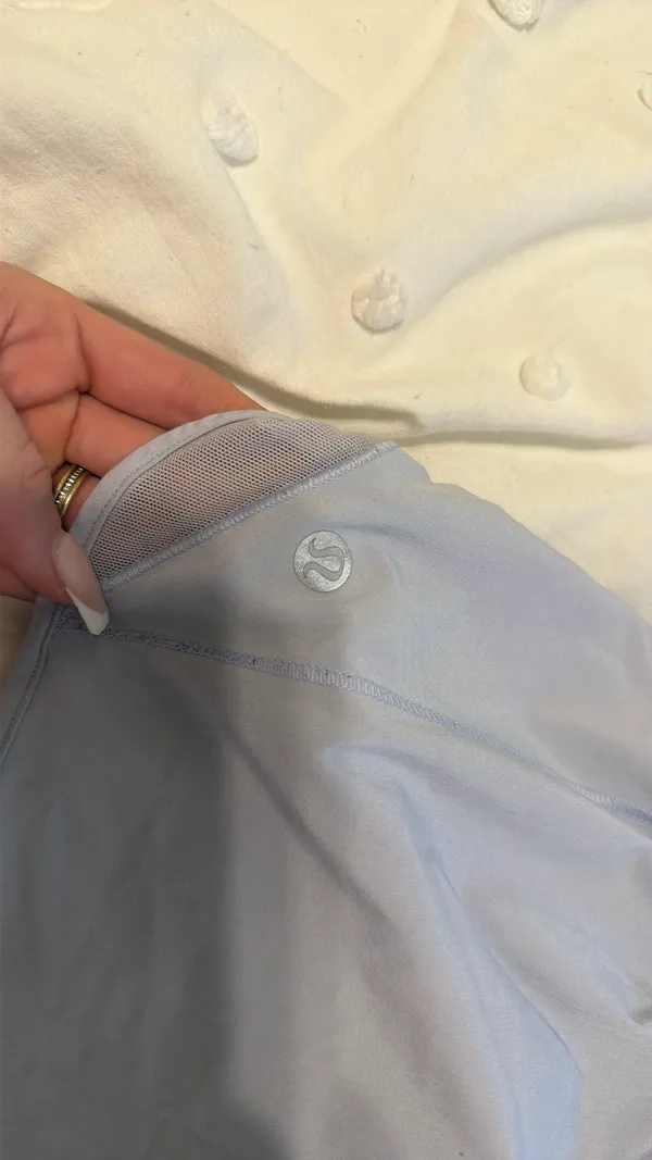 Light Blue Lululemon Hotty Hot Shorts 2.5" - Image 3