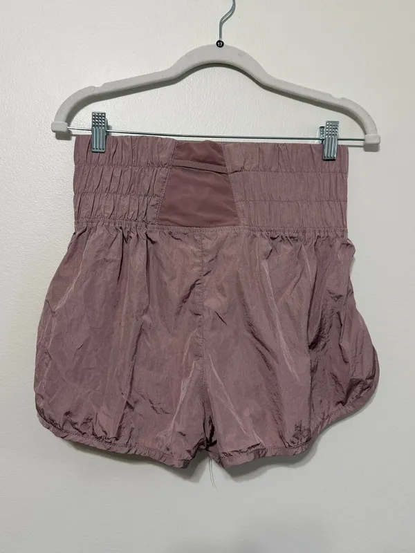 FP Movement Free People The Way Home Workout Shorts Moonlight Mauve Size Medium - Image 6