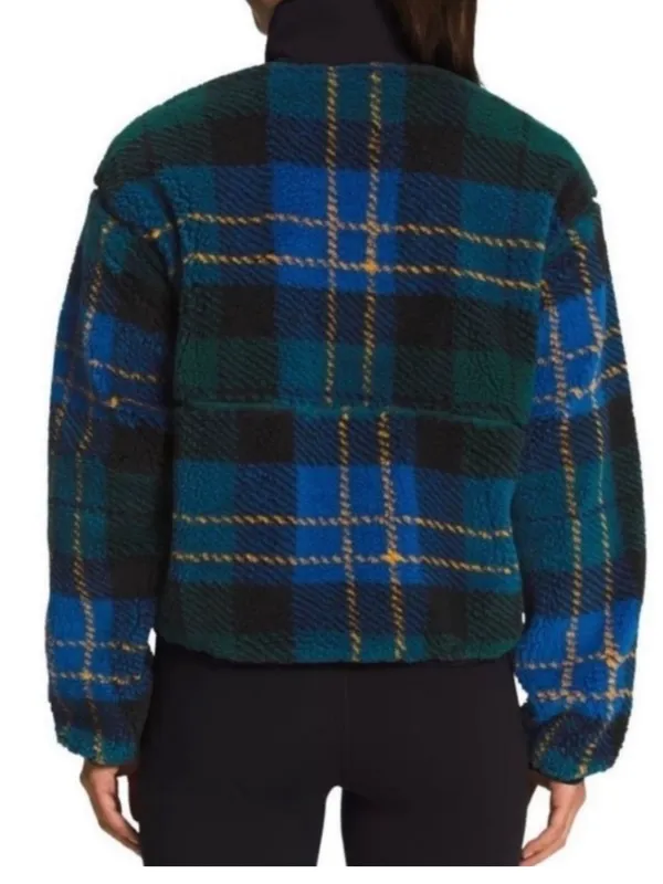 The Northface Extream Plaid Cropped Pullover size XL - Image 3