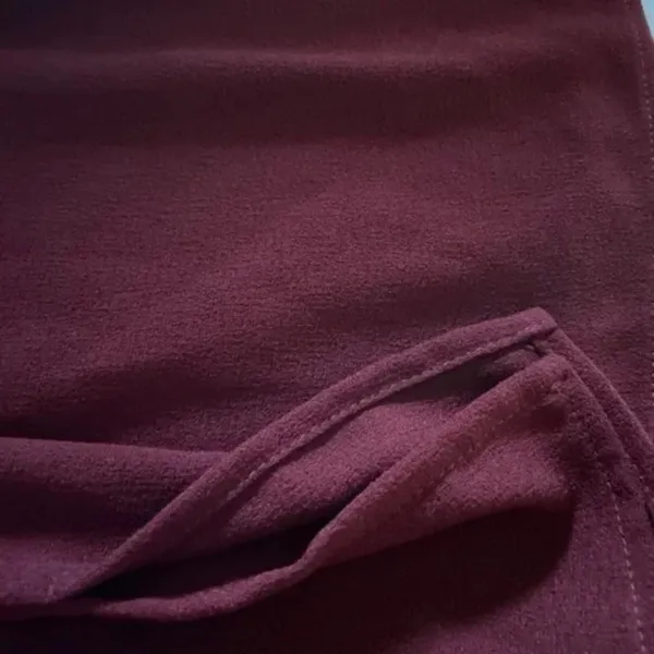 American Apparel High Neck/Halter Tank in MAROON Women Size L - Image 5