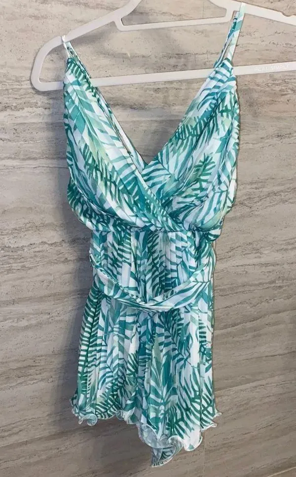 Revolve Green Romper - Image 3