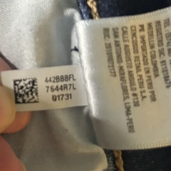 American Eagle Next Level Stretch Jeans, Women's Size 2,‎ Blue Denim - Image 6