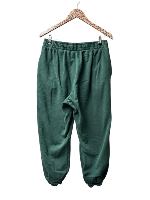 The Bar Varsity Fleece Sweatpants Hunter Green White XL READ - Image 3