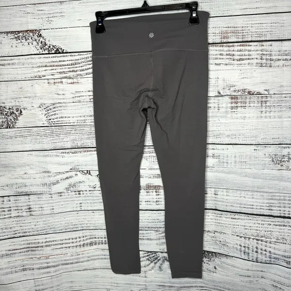 Athleta Elation 7/8 Tight Leggings Soft Yoga Workout Grey Sm - Image 3