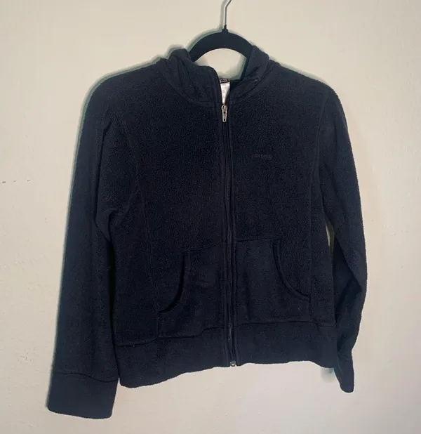 Patagonia Women's High-Pile Synchilla Hoody Zip Up Fleece Jacket Size Small Navy - Image 3