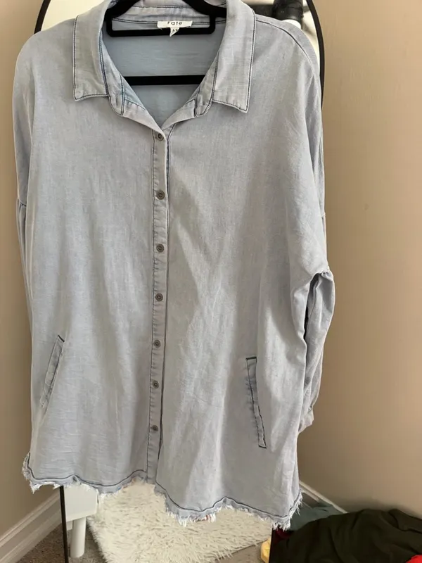 Fate Light Blue Button - Image 2