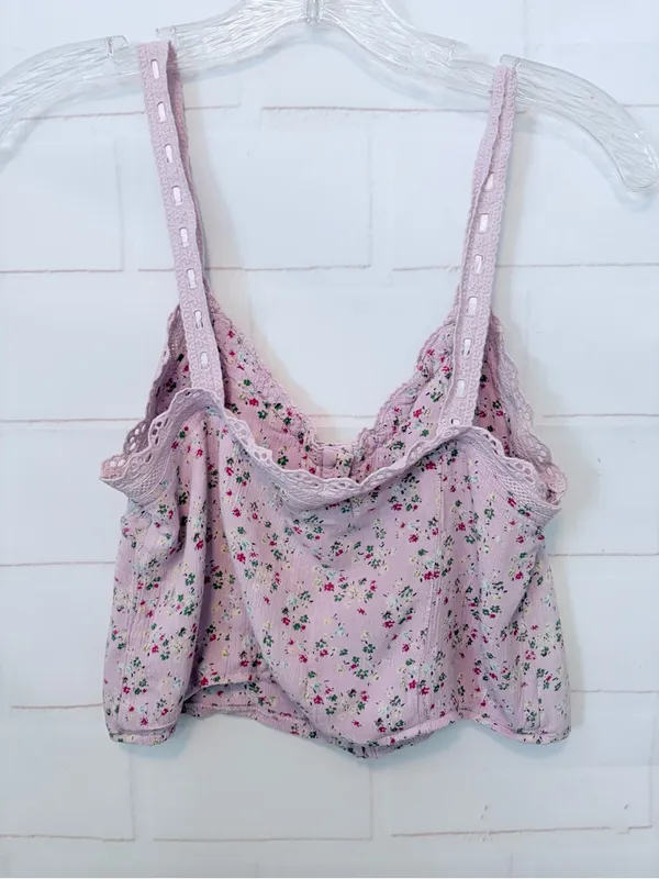 Urban Outfitters Raquel Lilac Floral Cami Top Urban Outfitters S NWOT - Image 3